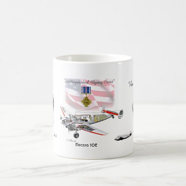 Flieger Amelia Earhart Tasse (Mittel)