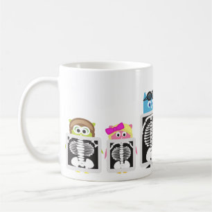 Flieger-Eulen-Röntgenstrahl Tasse