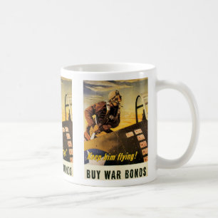Flieger-Kriegsanleihe Kaffeetasse