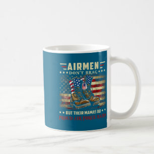 Flieger prahlen nicht stolz air force mama familie kaffeetasse