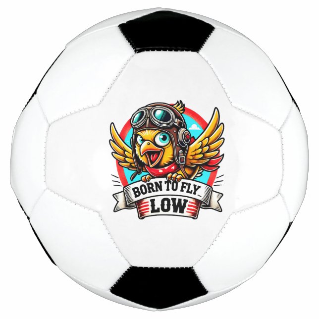 Fliegerhuhn Fußball (Vorderseite)