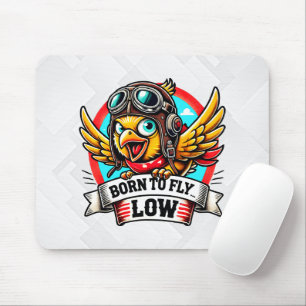 Fliegerhuhn Mousepad