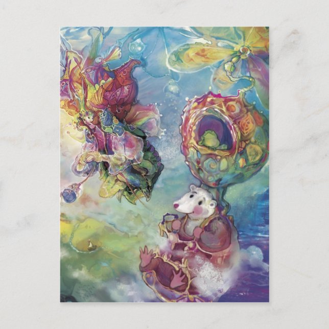 Fliegerhut und Freunde~~~ Postkarte (Vorderseite)