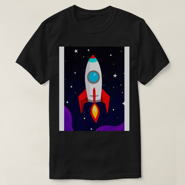 Fliegerraumrakete 2 T-Shirt (Design vorne)