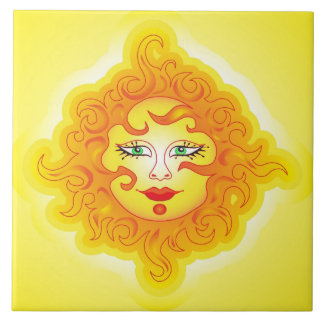 Fliese abstrakter Sun