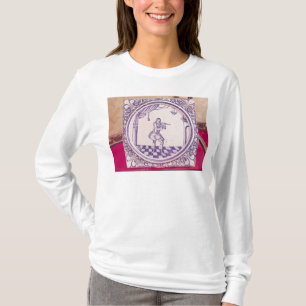 Fliese, die einen Clarinetist, 1706 darstellt T-Shirt