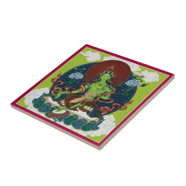 FLIESE - grünes Tara, der berühmteste weibliche (Seite)