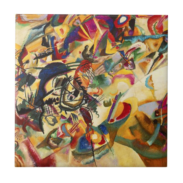 Fliese Kandinsky Zusammensetzungs-VII (Vorderseite)