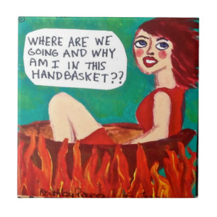 FLIESE, TRIVET-, WO WIR, GEHEN? FLIESE