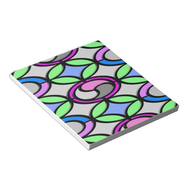 Fliesen aus Glas Notizblock (angewinkelt)