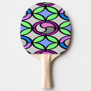 Fliesen aus Glas Tischtennis Schläger