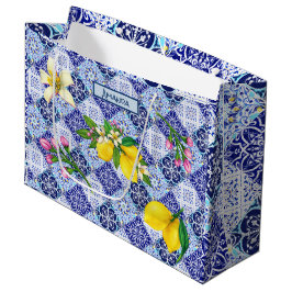 Fliesen aus sizilianischer Keramik Große Geschenktüte