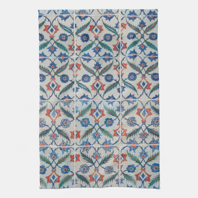 Fliesen-Badhandtuch, Fliesenblick! Handtuch (Vertikal)