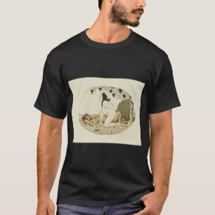 Fliesen Frau Und Papagei Rückwand Spritzschutz Ran T-Shirt