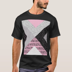 Fliesen, Freehe und zeichnend Muster. T-Shirt