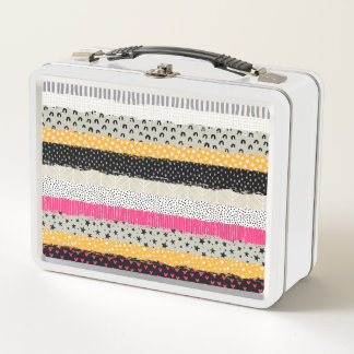 Fliesen für Patchwork: Vielseitiges Nahtloses Desi Metall Brotdose