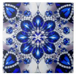 Fliesen mit Blau-Weiß-Farben, modernes Design