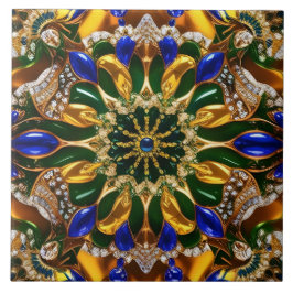 Fliesen mit brasilianischem Farbdesign