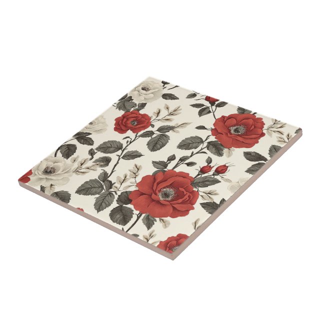 Fliesen mit klassischer Rose für Zuhause-Bodenbelä (Seite)