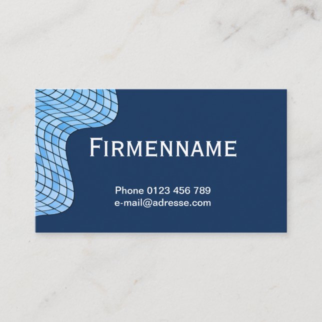 Fliesen verlegen visitenkarte (Vorderseite)