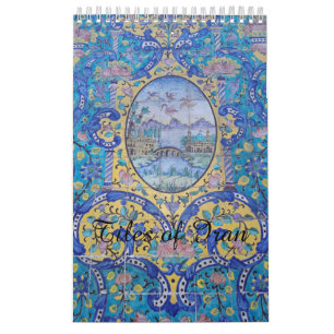 Fliesen von der Iran-Architektur Kalender