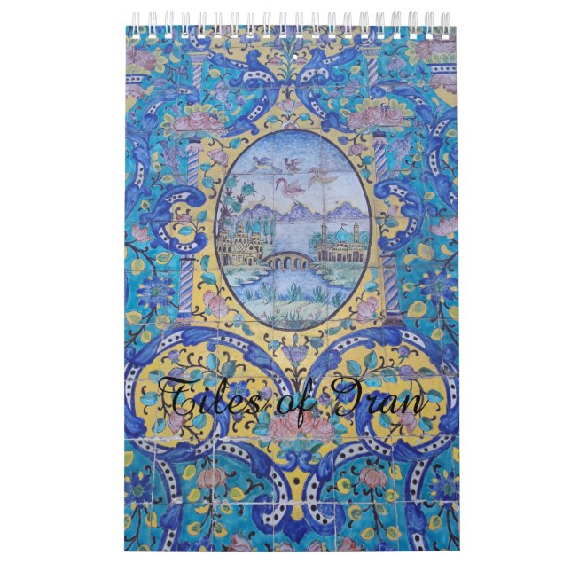 Fliesen von der Iran-Architektur Kalender (Titelbild)