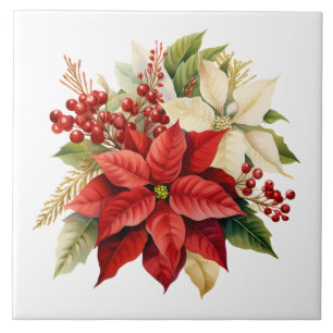 Fliesen-Weihnachtsstern-Blumenmuster Keramik Fliese