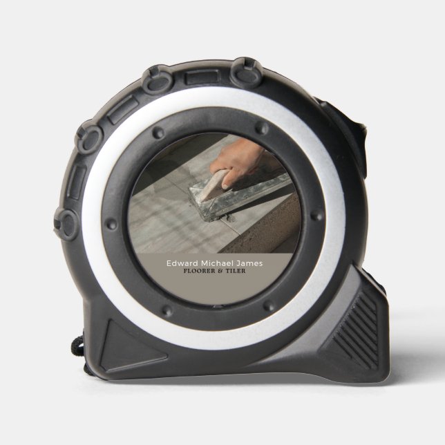 Fliesendarm, Fußboden, Flieseninstallationsprogram Maßband (Vorderseite)