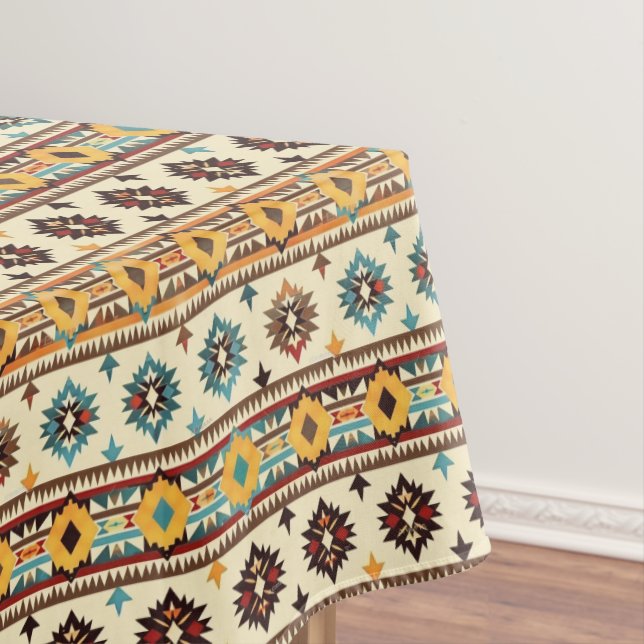 Fliesenmuster aus coolem Western Tischdecke (Beispiel)