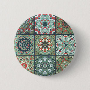 Fliesenmuster für Keramiken Button