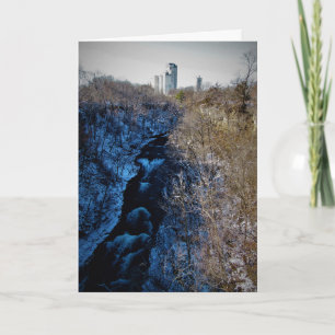 "Fließ weg!" Weihnachtskarte Karte