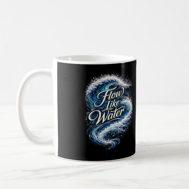 Fließe wie Wasser Kaffeetasse (Links)