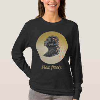 Fließen Sie Frei - Zen Ozean Geist Kunst T-Shirt