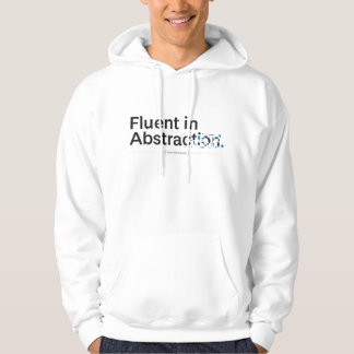 Fließend in Abstraktion Minimalistischer Programmi Hoodie