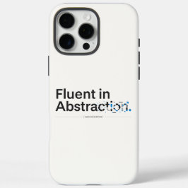 Fließend in Abstraktion Minimalistischer Tech-Koff iPhone 16 Pro Max Hülle