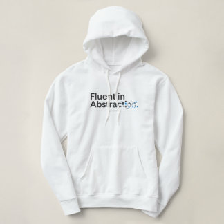 Fließend in Abstraktion Minimalistisches Programmi Hoodie