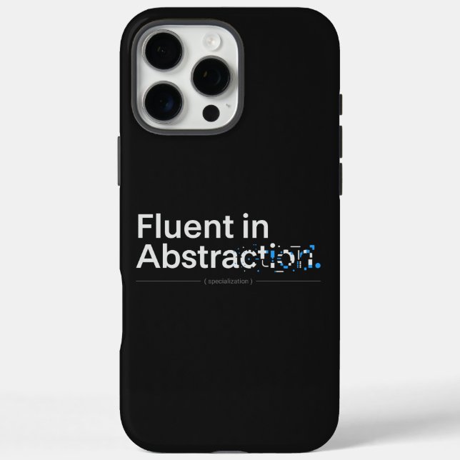 Fließend in Abstraktion Tech Dark Mode Design Case-Mate iPhone Hülle (Rückseite)
