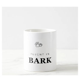Fließend in Bellen Lustiger Hunde Liebhaber Pfoten Kaffeetasse