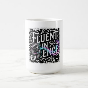 Fließend in Stille Langarmshirt Kaffeetasse