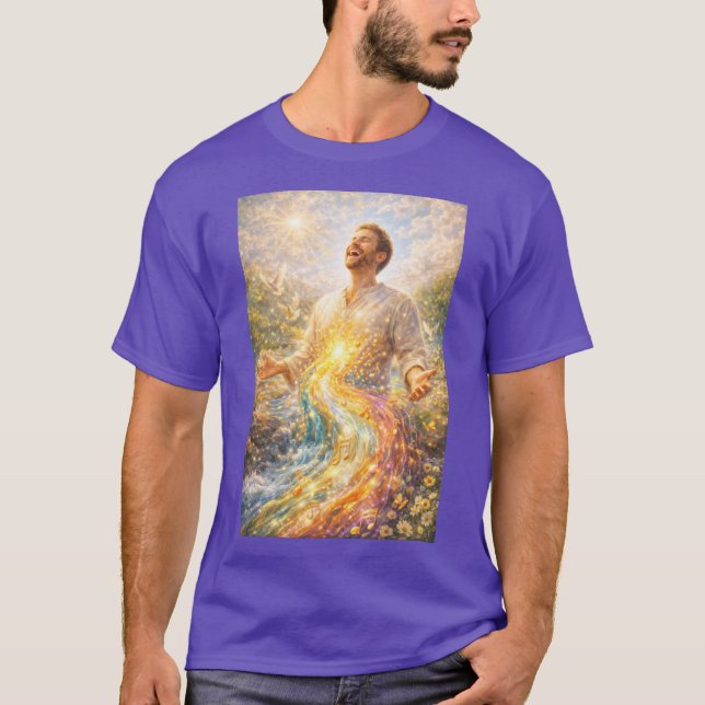 Fließende Flüsse lebendigen Wassers T-Shirt (Vorderseite)