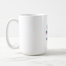 Fließende Formen der flüssigen Fantasie Kaffeetasse