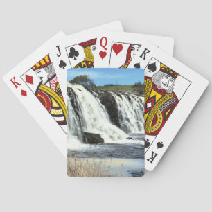 Fließende Gewässer von Hopkins Falls Spielkarten