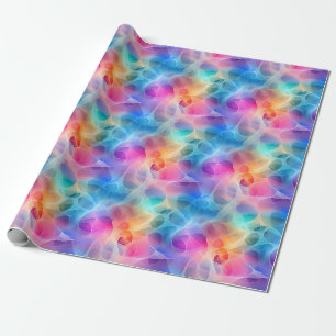 Fließender Regenbogen-Abstrakt Geschenkpapier