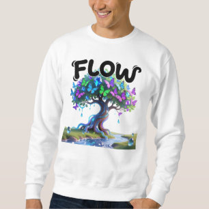 Fließendes Wasser Baum des Lebens Sweatshirt
