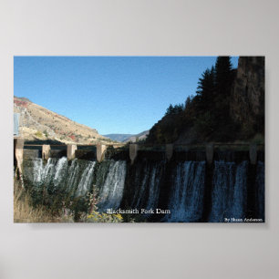 Fließendes Wasser Poster