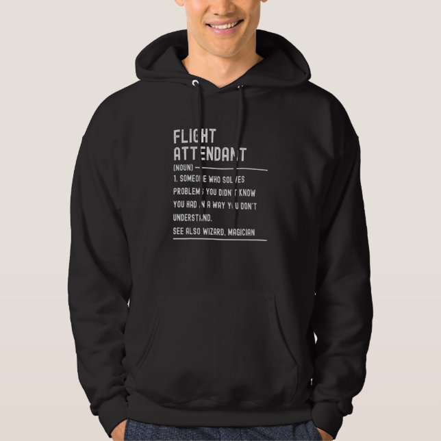 Flight Attendant Definition Shirts Funny Job Title (Vorderseite)