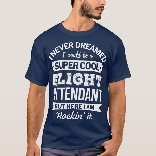 Flight Attendant Tshirt Geschenke Funny (Vorderseite)