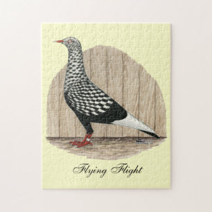 Flight Black Teager Taube Puzzle