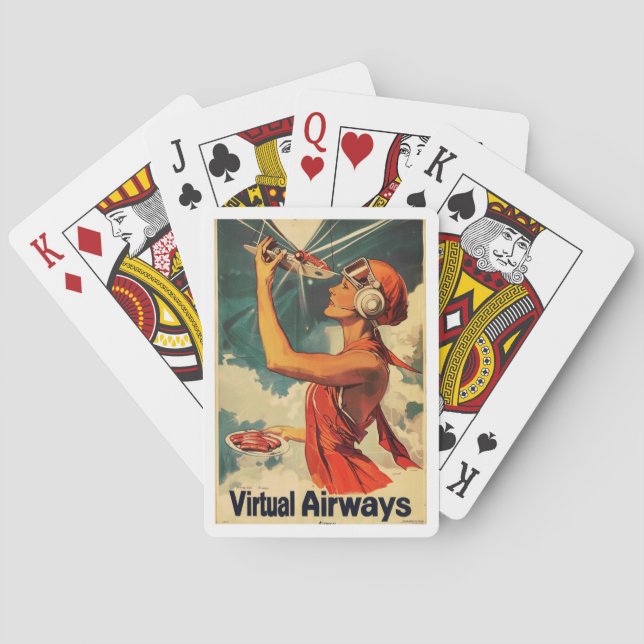 Flight Deck – Virtual Airways 1924 Spielkarten (Rückseite)
