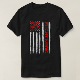 Flight Medic Ems Emt Nurse Paramedic USA American  T-Shirt